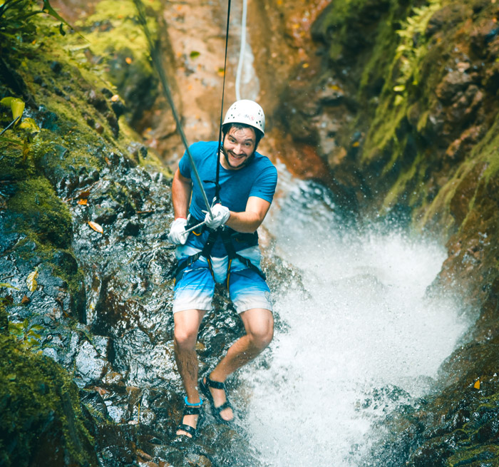 Lost Canyon Costa Rica, Descenso de cañones, naturaleza, animales, senderismo, aventura Lost Canyon from La Fortuna / Arenal - Costa Rica